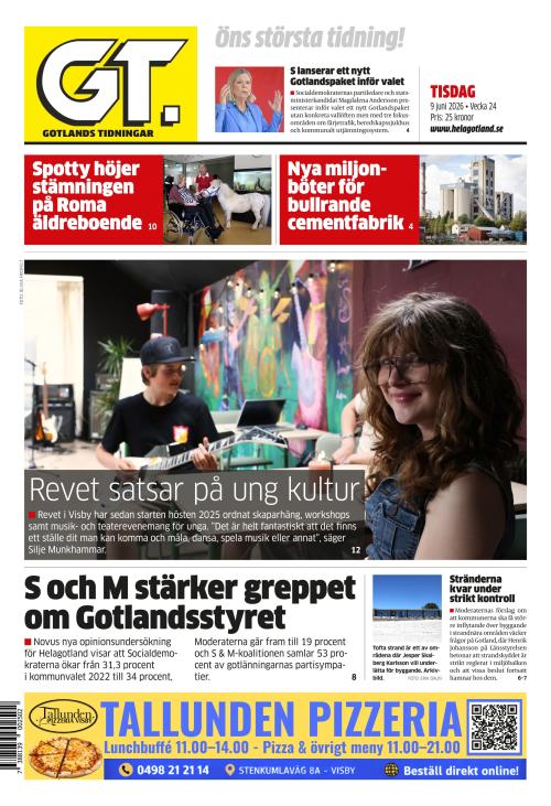 Gotlands Tidningar 9.6.2026
