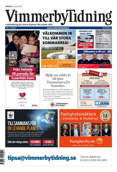 Vimmerby Tidning / Kinda-Posten 9.6.2026