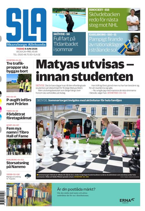 Skaraborgs Allehanda 9.6.2026