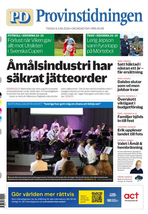 Provinstidningen Dalsland 9.6.2026
