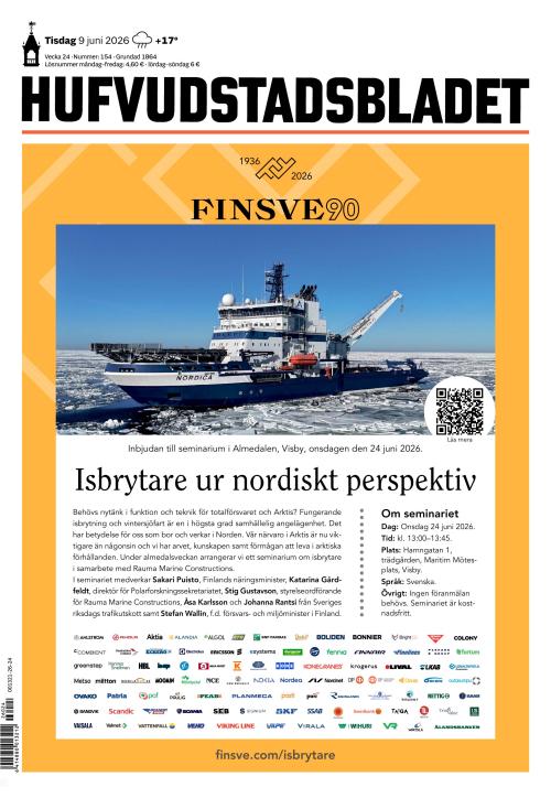 Hufvudstadsbladet 9.6.2026