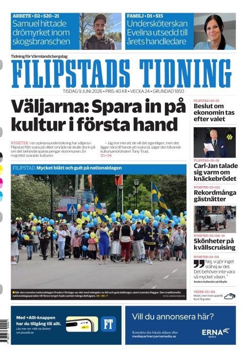 Filipstads Tidning 9.6.2026