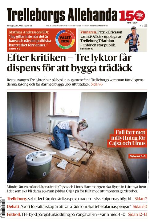 Trelleborgs Allehanda 9.6.2026