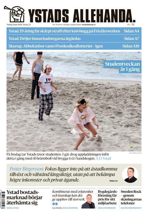 Ystads Allehanda 9.6.2026