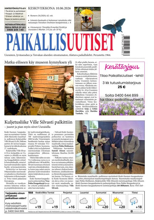 PaikallisUutiset 10.6.2026