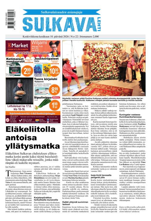 Sulkava-lehti 10.6.2026