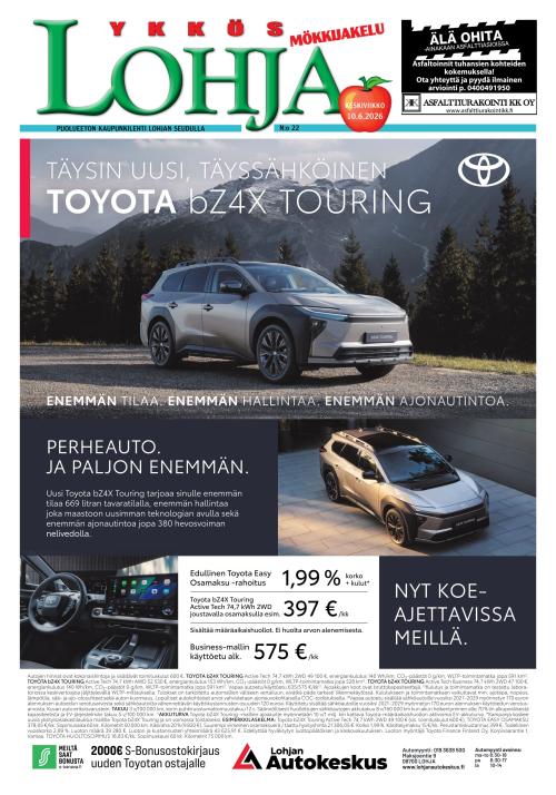 Kaupunkilehti Ykkös-Lohja 24/2026