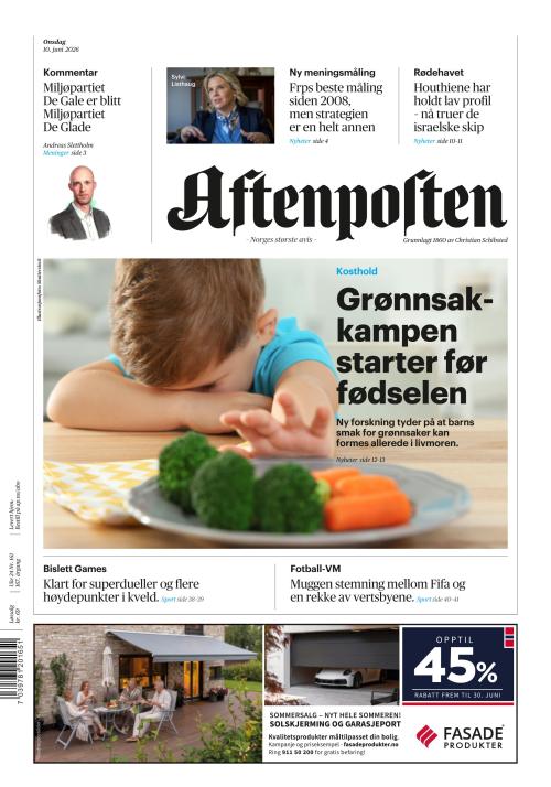 Aftenposten 10.6.2026
