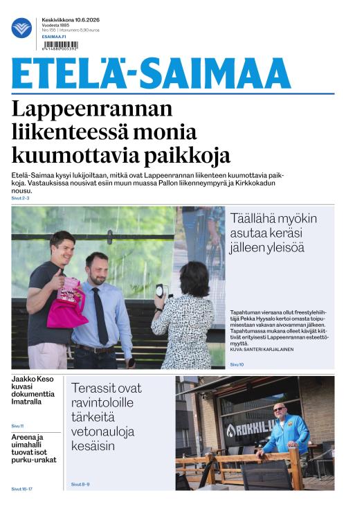 Etelä-Saimaa 10.6.2026