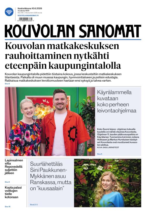 Kouvolan Sanomat 10.6.2026