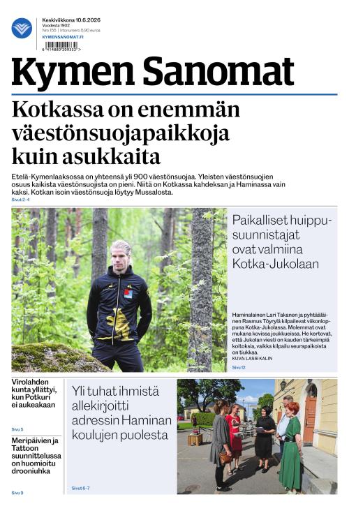 Kymen Sanomat 10.6.2026