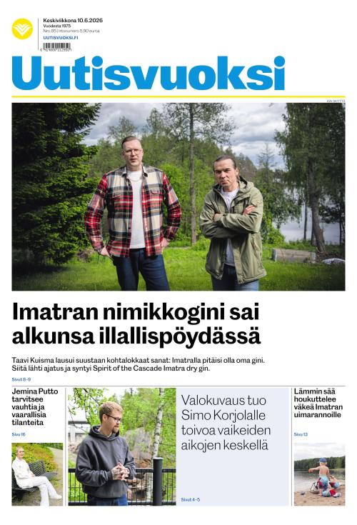 Uutisvuoksi 10.6.2026