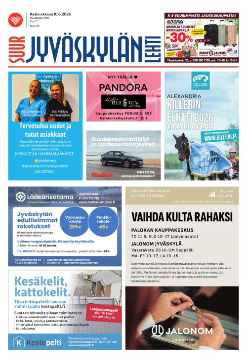 Suur-Jyväskylän Lehti 10.6.2026