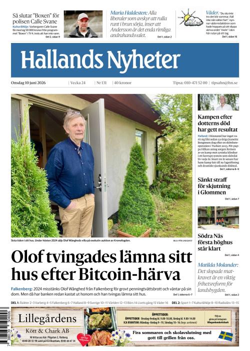Hallands Nyheter 10.6.2026