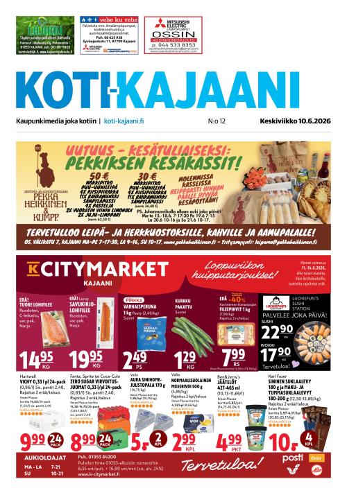 Koti-Kajaani 10.6.2026