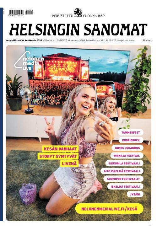 Helsingin Sanomat 10.6.2026