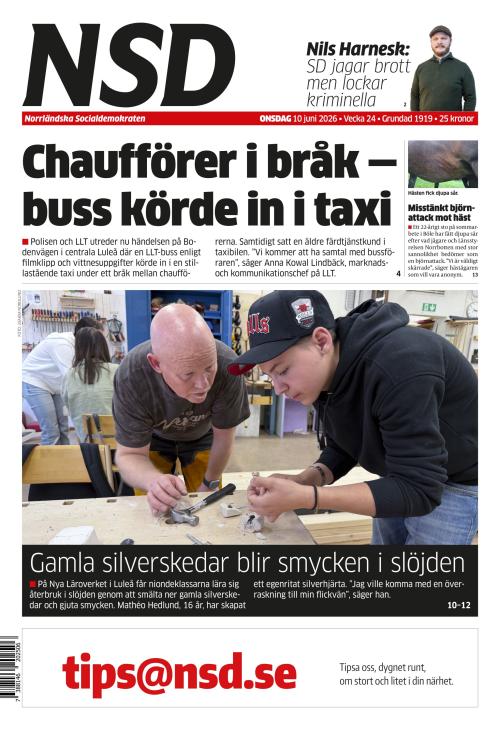 Norrländska Socialdemokraten 10.6.2026