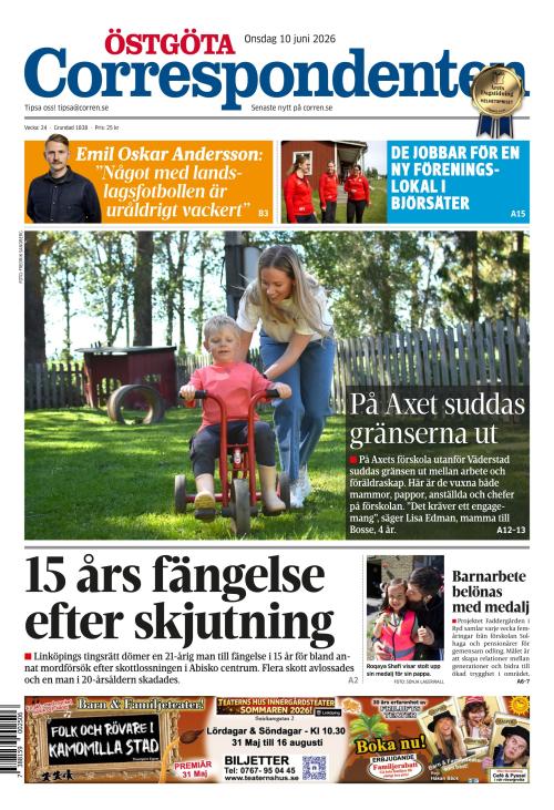 Östgöta Correspondenten 10.6.2026