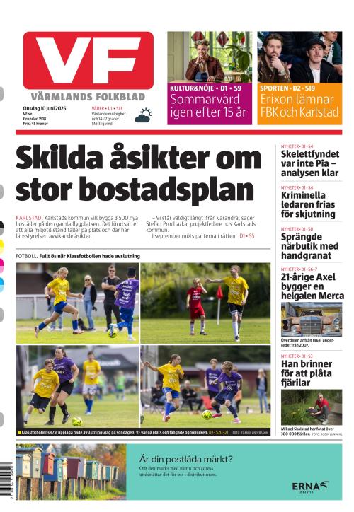 Värmlands Folkblad 10.6.2026