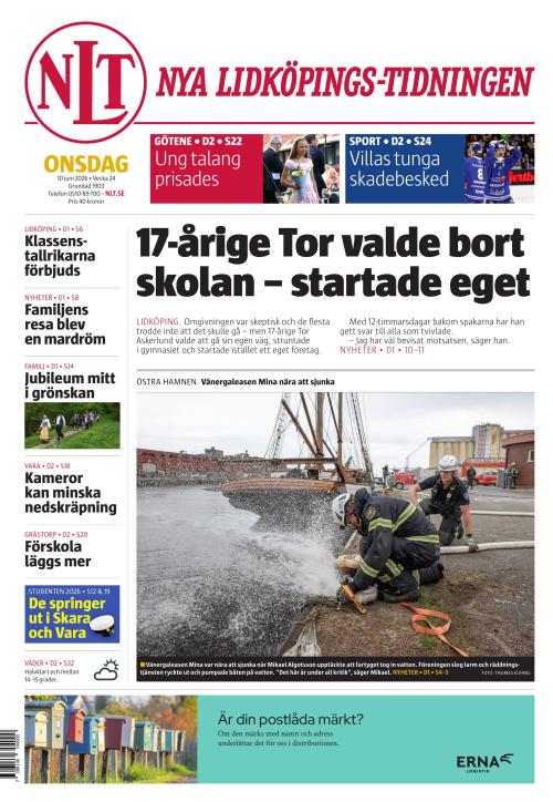 Nya Lidköpings-Tidningen 10.6.2026