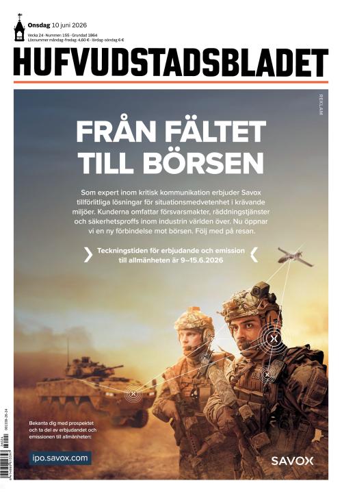 Hufvudstadsbladet 10.6.2026