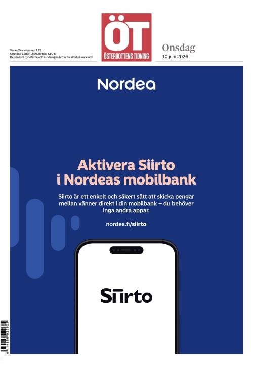 Österbottens Tidning 10.6.2026