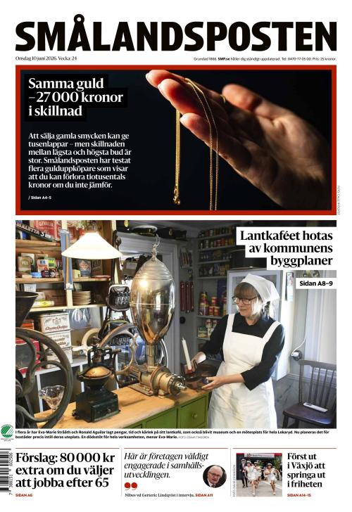 Smålandsposten 10.6.2026