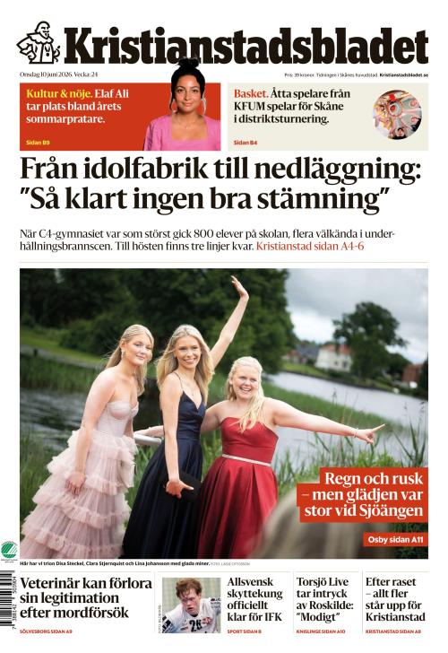 Kristianstadsbladet 10.6.2026