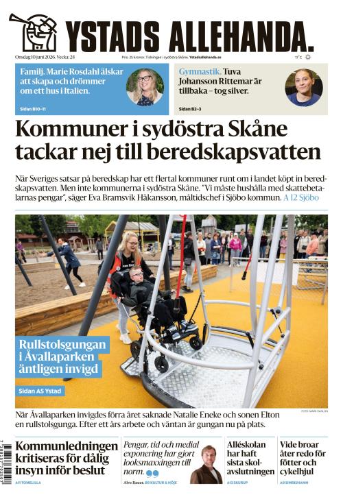 Ystads Allehanda 10.6.2026