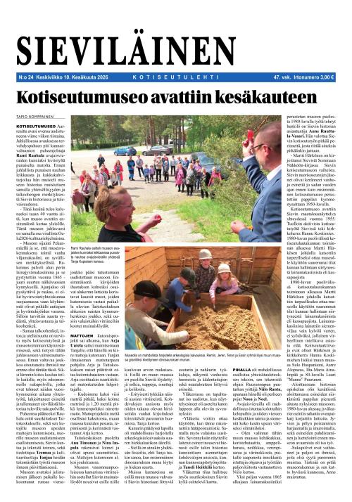 Sieviläinen 10.6.2026