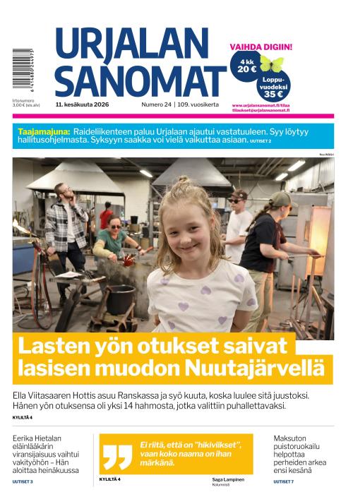 Urjalan Sanomat 11.6.2026