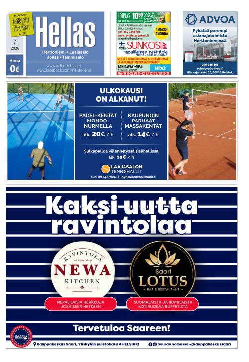 Hellas-lehti 11.6.2026