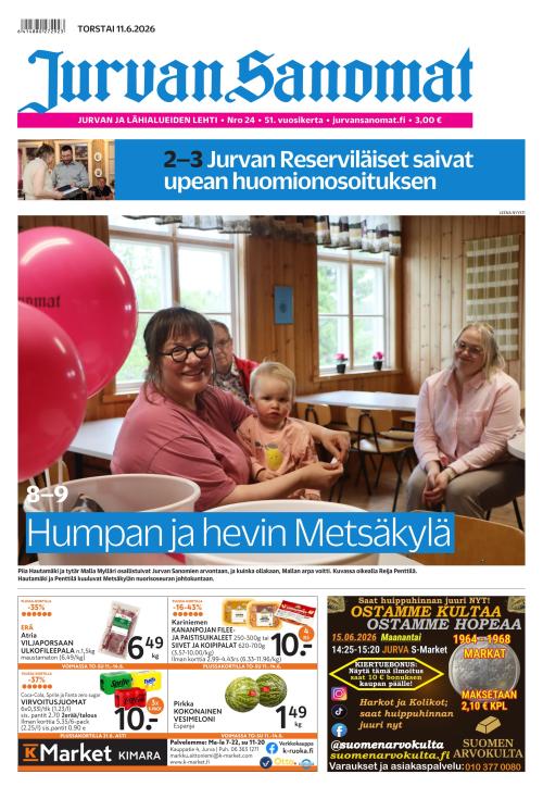 Jurvan Sanomat 11.6.2026