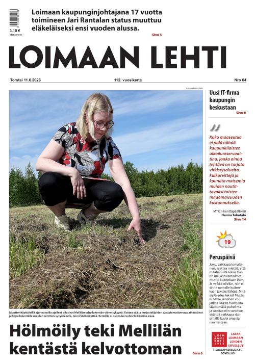 Loimaan Lehti 11.6.2026