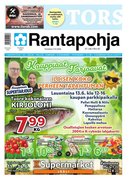 Rantapohja 11.6.2026