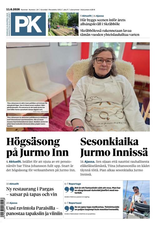 Paraisten kuulutukset 11.6.2026
