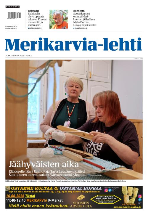 Merikarvia-lehti 11.6.2026