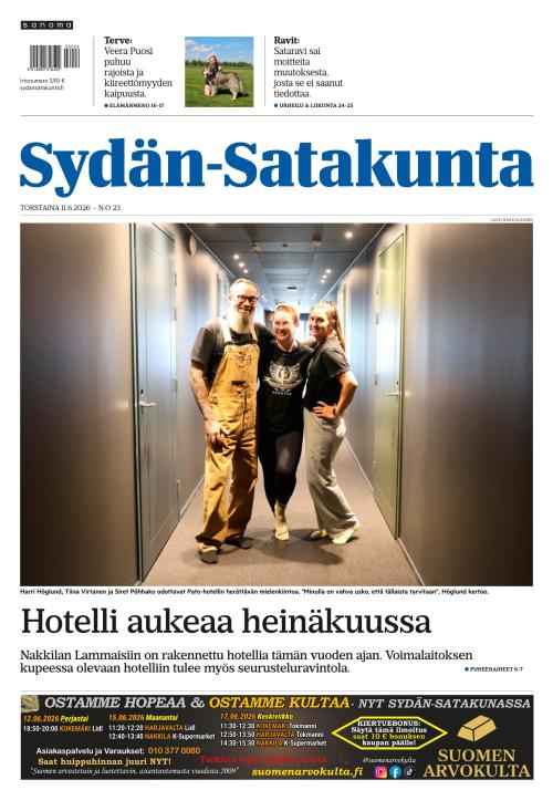 Sydän-Satakunta ja Jokilaakso 11.6.2026