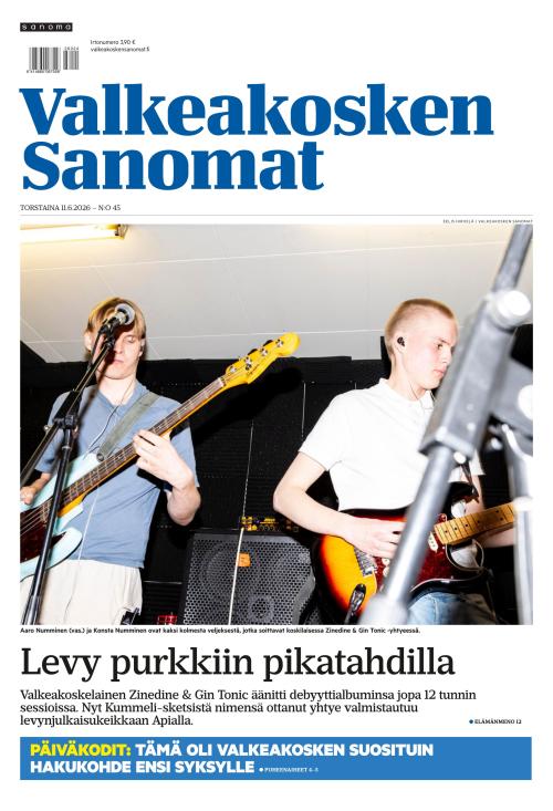 Valkeakosken Sanomat 11.6.2026