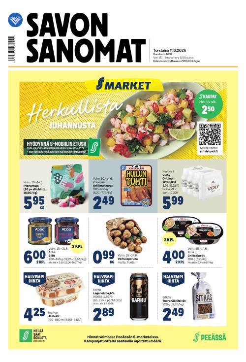 Savon Sanomat 11.6.2026