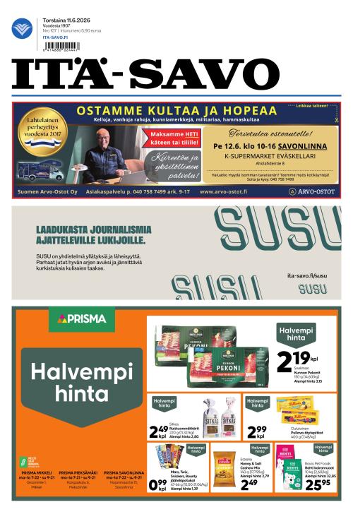 Itä-Savo 11.6.2026