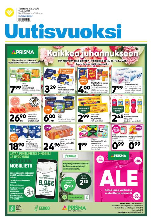 Uutisvuoksi 11.6.2026