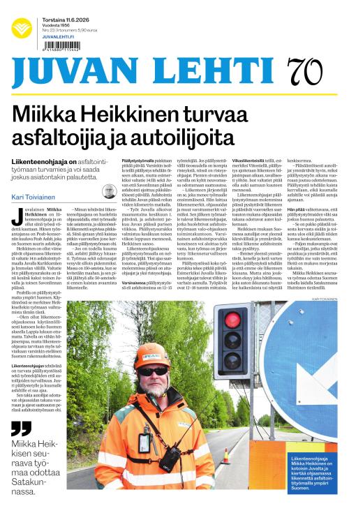 Juvan lehti 11.6.2026
