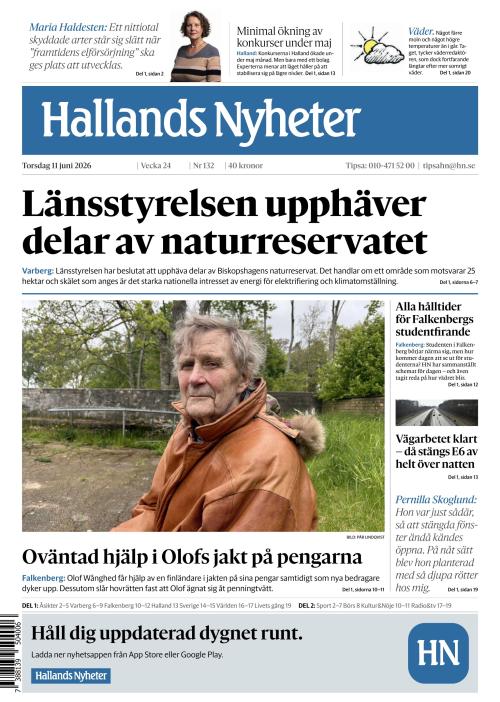 Hallands Nyheter 11.6.2026