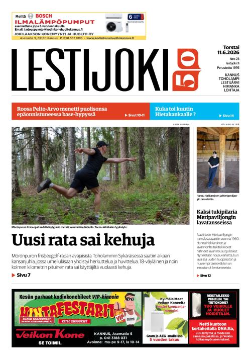 Lestijoki-lehti 11.6.2026