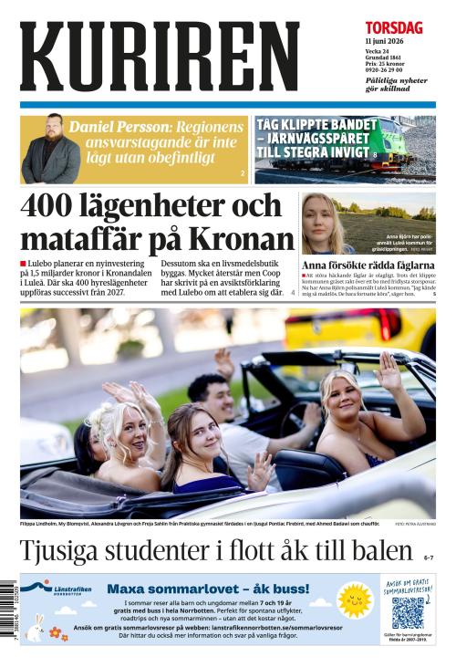 Norrbottens-kuriren 11.6.2026