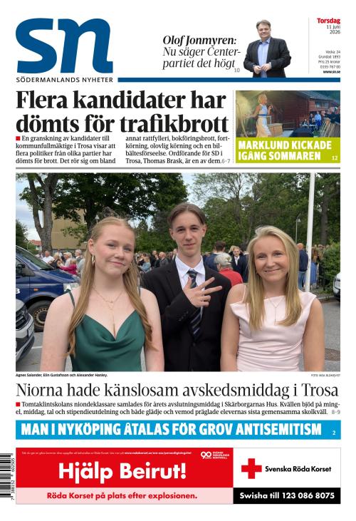 Södermanlands Nyheter 11.6.2026