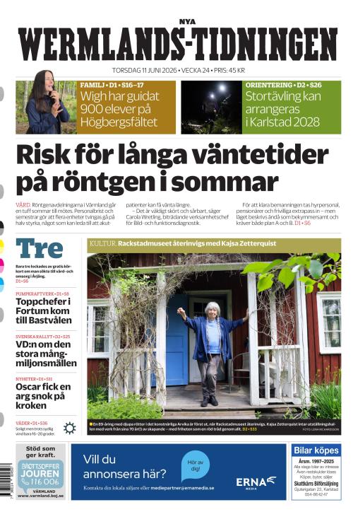 Nya Wermlands-Tidningen 11.6.2026