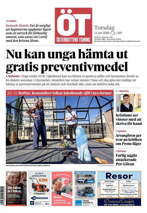 Österbottens Tidning 11.6.2026