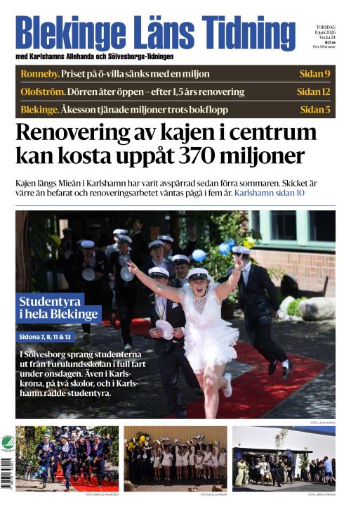 Blekinge Läns Tidning 11.6.2026